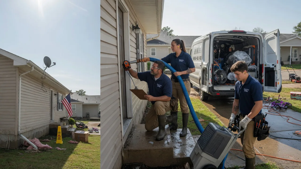 Ceiling Water Damage Restoration in Mooreland, OK near me